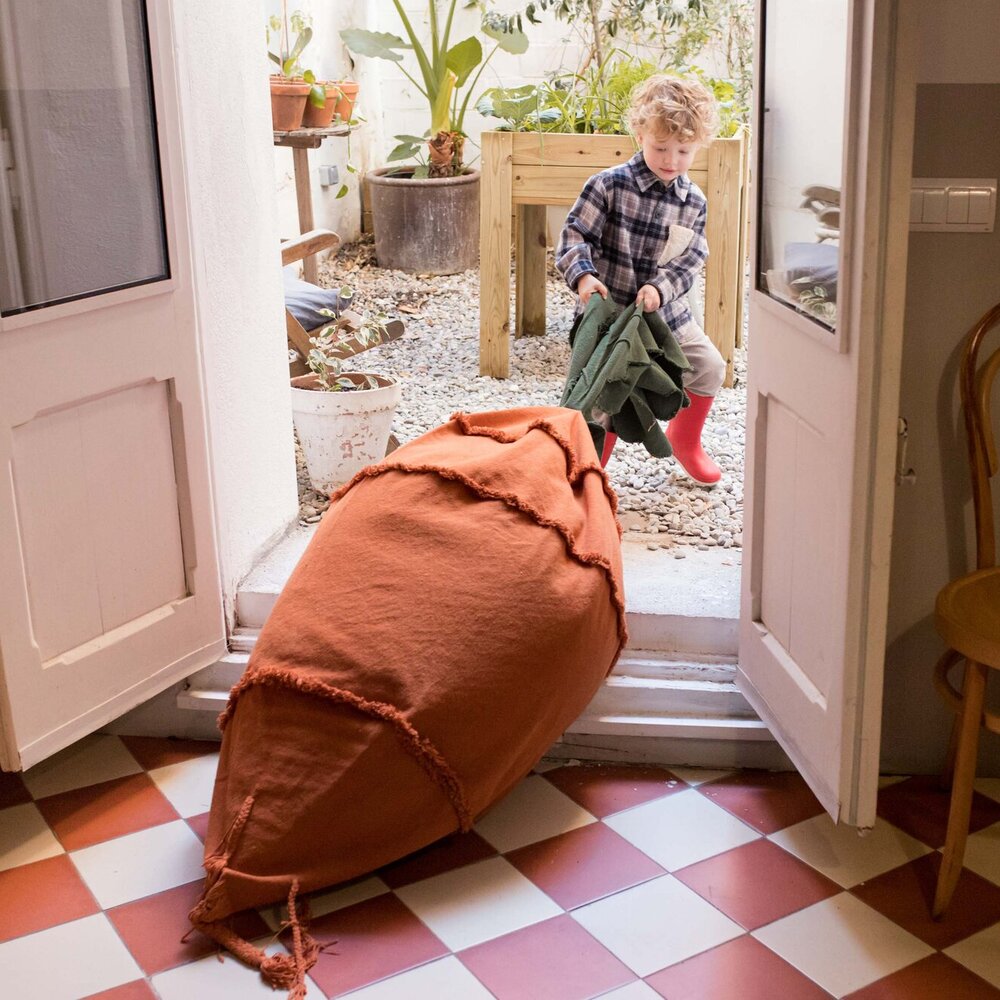 Bean bag Cathy the Carrot - 100 x 55 cm Oranje
