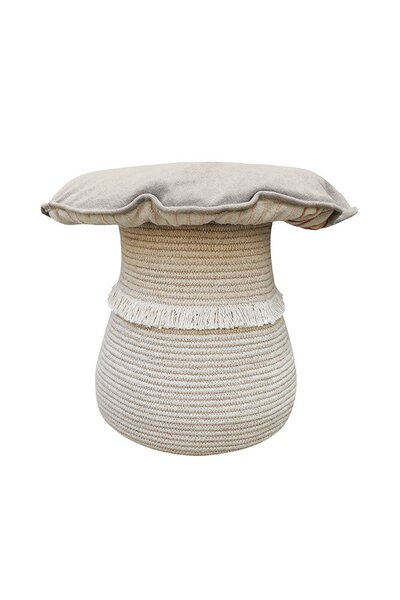 Mand Giant Mushroom Mand : 45 x Ø 40 cm | Cushion: Natural Mand Giant Mushroom Mand : 45 x Ø 40 cm | Cushion: Natural