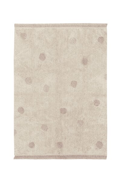 Wasbaar tapijt Hippy Dots Natural - Vintage Nude - Pink, Natural Wasbaar tapijt Hippy Dots Natural - Vintage Nude - Pink, Natural