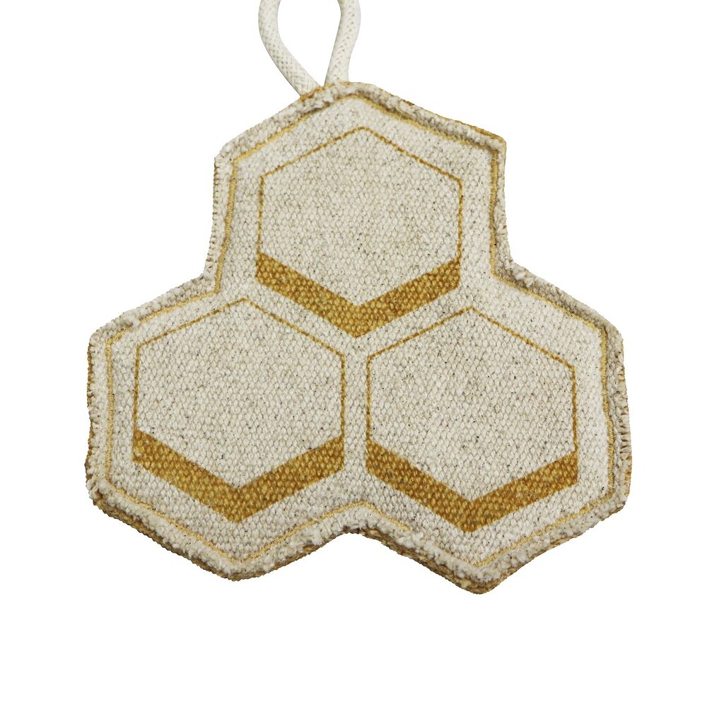 Play rug Pollination - 90 x 130 cm Natural, Honey Play rug Pollination - 90 x 130 cm Natural, Honey