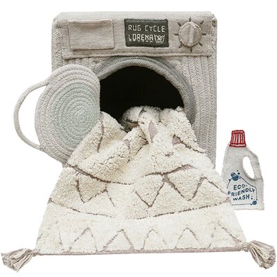 Wasmachine opbergmand 30 x 33 x 31 cm Grey Wasmachine opbergmand 30 x 33 x 31 cm Grey
