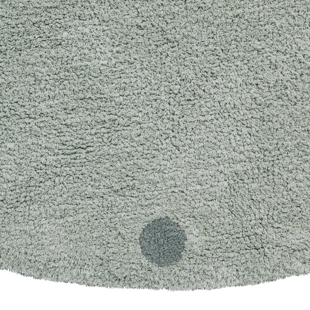 Wasbaar tapijt Round Dot Blue Sage - Ø 140 cm Blue Wasbaar tapijt Round Dot Blue Sage - Ø 140 cm Blue