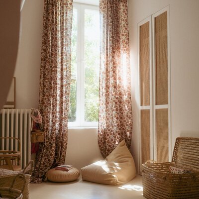 Pouf Cleo Light Honey - 55 x 85 x 55 cm Honey Pouf Cleo Light Honey - 55 x 85 x 55 cm Honey
