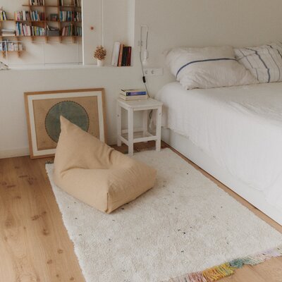 Pouf Cleo Light Honey - 55 x 85 x 55 cm Honey Pouf Cleo Light Honey - 55 x 85 x 55 cm Honey