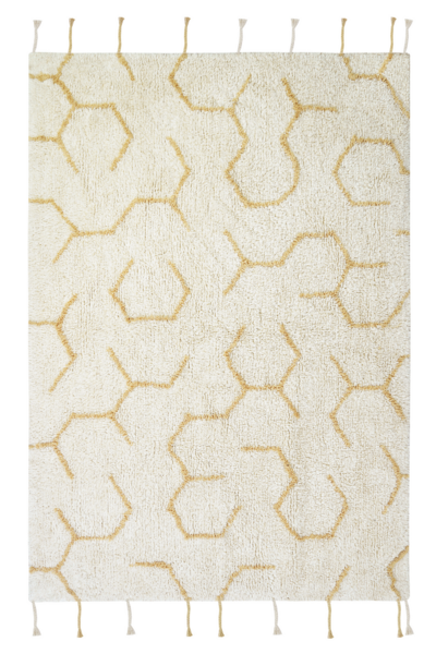 Play rug Pollination - 90 x 130 cm Natural, Honey Play rug Pollination - 90 x 130 cm Natural, Honey