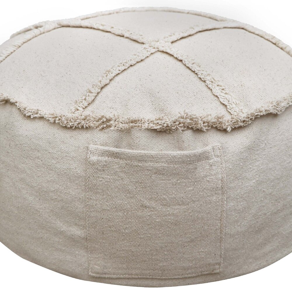 Pouffe Tic-Tac-Toe - 50 x 50 x 20 cm Natural, Multicolor Pouffe Tic-Tac-Toe - 50 x 50 x 20 cm Natural, Multicolor