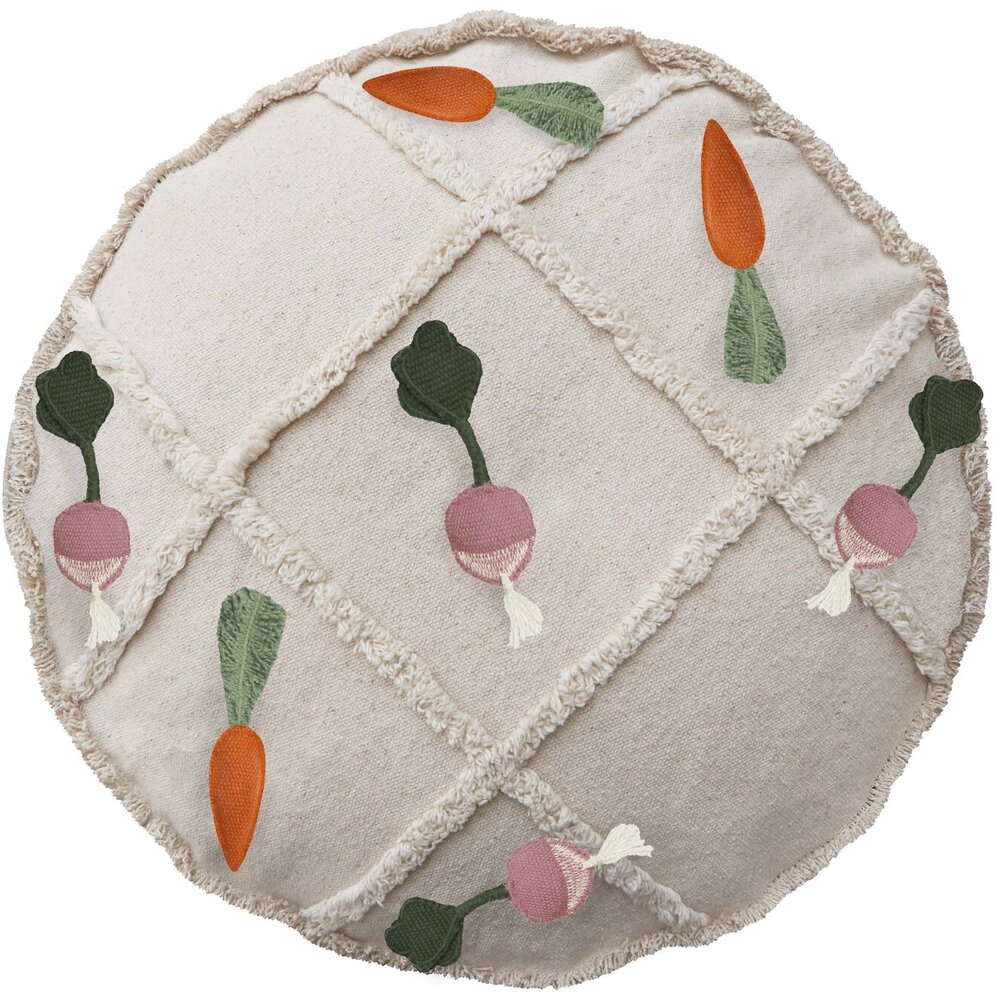 Pouffe Tic-Tac-Toe - 50 x 50 x 20 cm Natural, Multicolor Pouffe Tic-Tac-Toe - 50 x 50 x 20 cm Natural, Multicolor