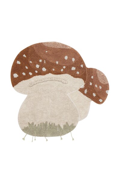 Wasbaar tapijt paddenstoel - 120 x 120 cm Toffee Wasbaar tapijt paddenstoel - 120 x 120 cm Toffee