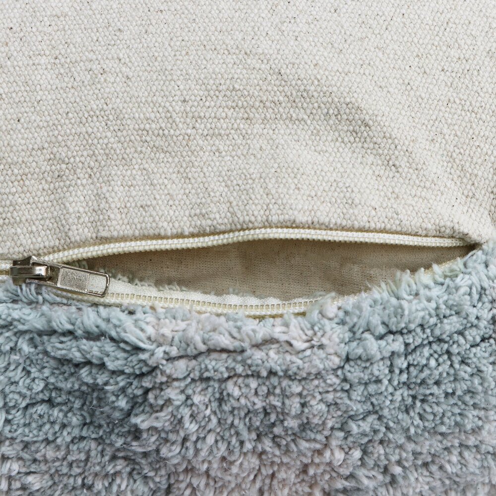 Poef Vichy Blue Sage - 20 x 40 x 40 cm Blue Poef Vichy Blue Sage - 20 x 40 x 40 cm Blue