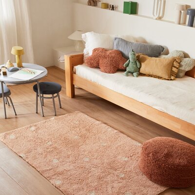 Wasbaar tapijt Mini Dot Rose - 100 x 150 cm Wasbaar tapijt Mini Dot Rose - 100 x 150 cm