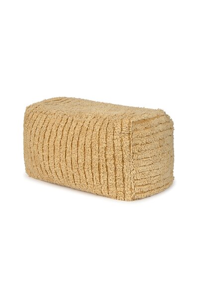 Hooibaal poef - 52 x 30 x 30 cm Honing Hooibaal poef - 52 x 30 x 30 cm Honing