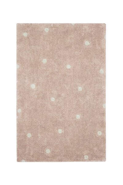 Wasbaar tapijt Mini Dot Rose - 100 x 150 cm Wasbaar tapijt Mini Dot Rose - 100 x 150 cm