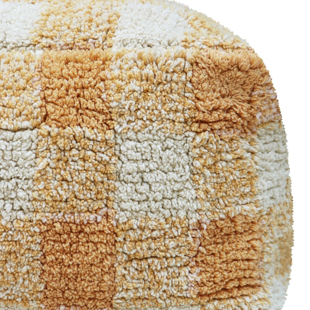 Poef Vichy Honey - 20 x 40 x 40 cm Honey Poef Vichy Honey - 20 x 40 x 40 cm Honey