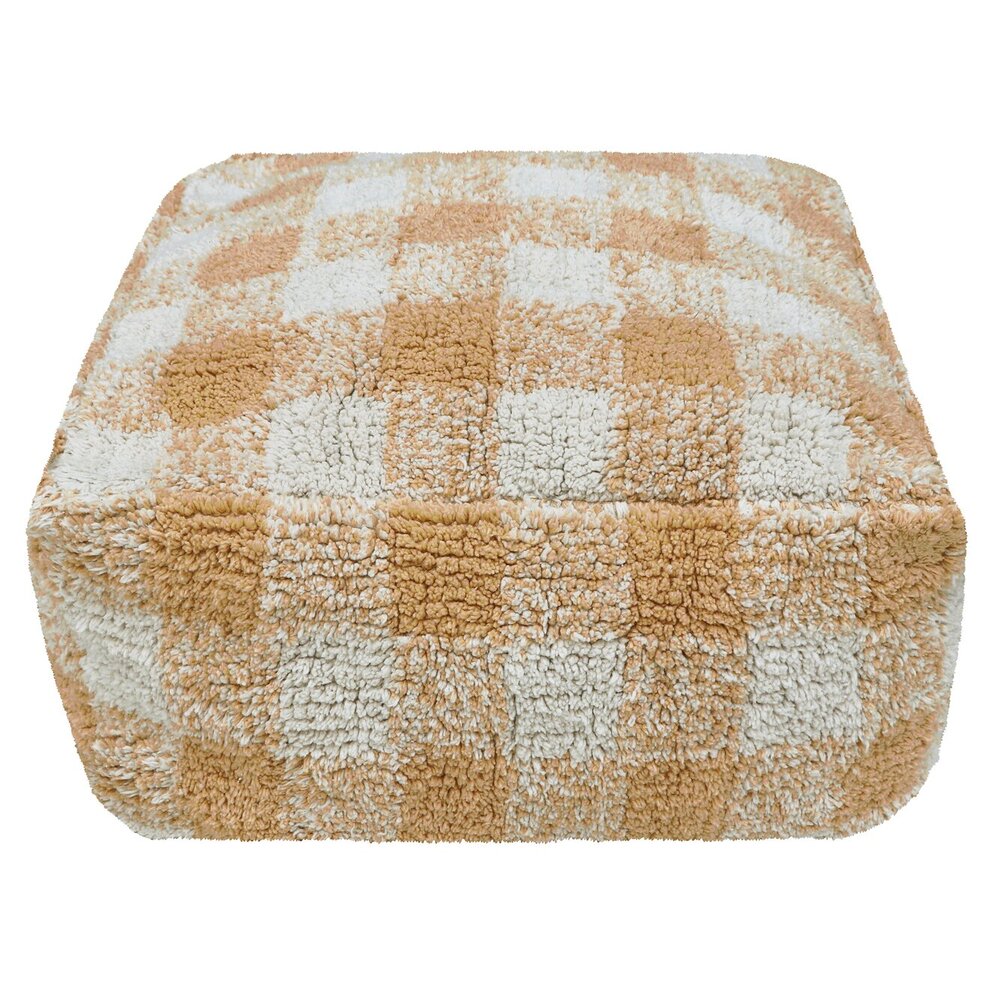 Poef Vichy Honey - 20 x 40 x 40 cm Honey Poef Vichy Honey - 20 x 40 x 40 cm Honey