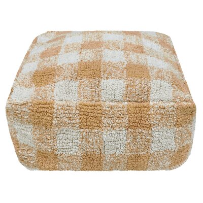 Poef Vichy Honey - 20 x 40 x 40 cm Honey Poef Vichy Honey - 20 x 40 x 40 cm Honey