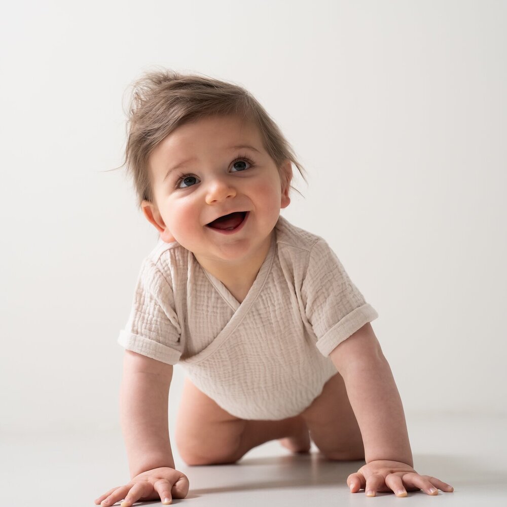 Romper Muselin Beige Romper Muselin Beige