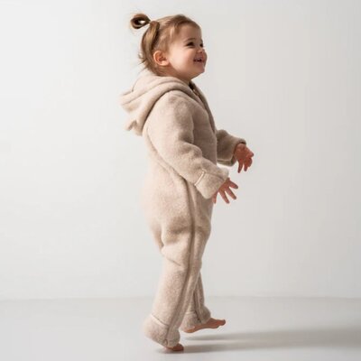 Leny onesie wool Beige Leny onesie wool Beige