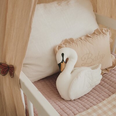 Baby Kussen Rose 32 x 22 cms Pink Baby Kussen Rose 32 x 22 cms Pink