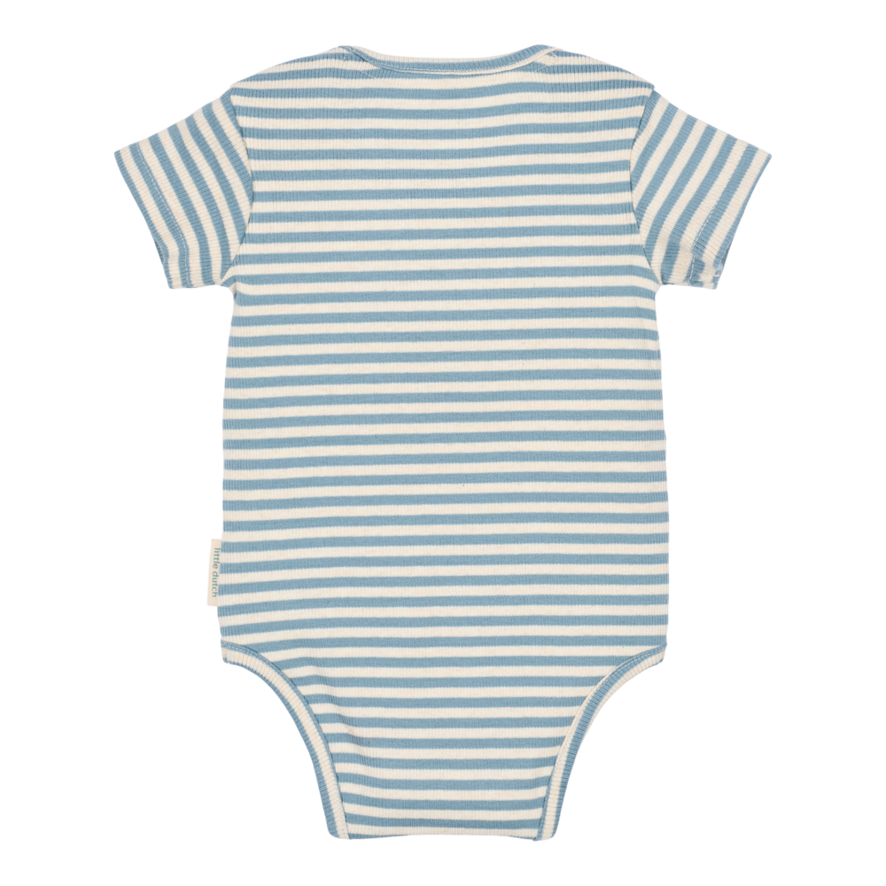 Romper korte mouw blauw Stone Blue stripe Romper korte mouw blauw Stone Blue stripe