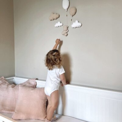 Muurdecoratie Teddy bouclé small Muurdecoratie Teddy bouclé small