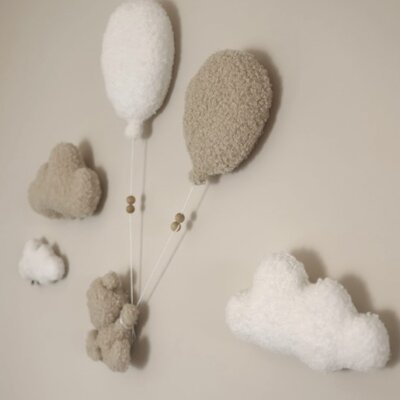 Muurdecoratie Teddy bouclé small Muurdecoratie Teddy bouclé small