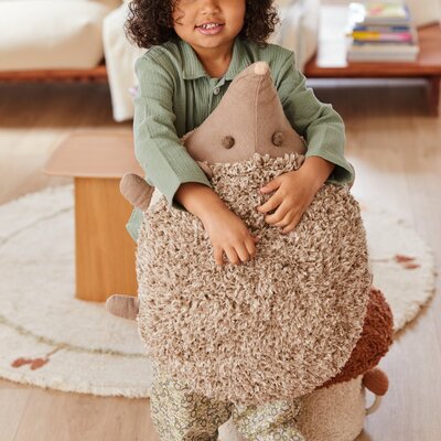 Vloer Kussen Hedgehog 50 x 65 cm Brown Vloer Kussen Hedgehog 50 x 65 cm Brown