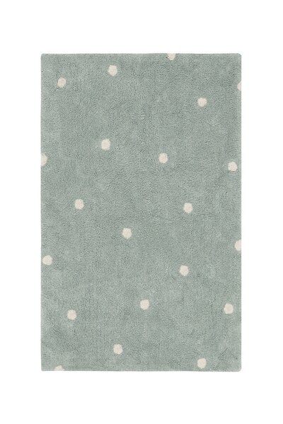 Wasbaar tapijt Mini Dot  Blue Sage - 100 x 150 cm