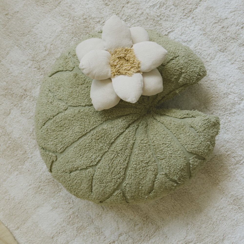 Vloer Kussen Water Lily 60 x 60 cm Green Vloer Kussen Water Lily 60 x 60 cm Green