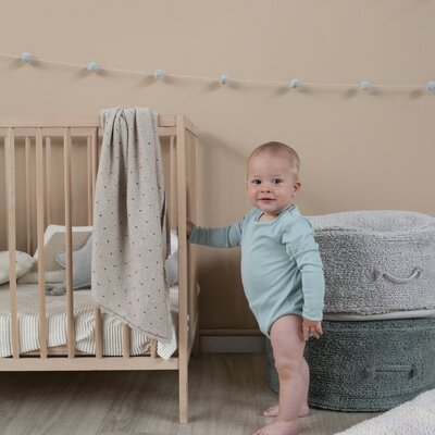 Poef Chill Pearl Grey - 20 x Ø 50 cm Grey Poef Chill Pearl Grey - 20 x Ø 50 cm Grey