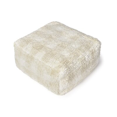Poef Vichy Ivory 40 x 40 x H20 cm Natural Poef Vichy Ivory 40 x 40 x H20 cm Natural