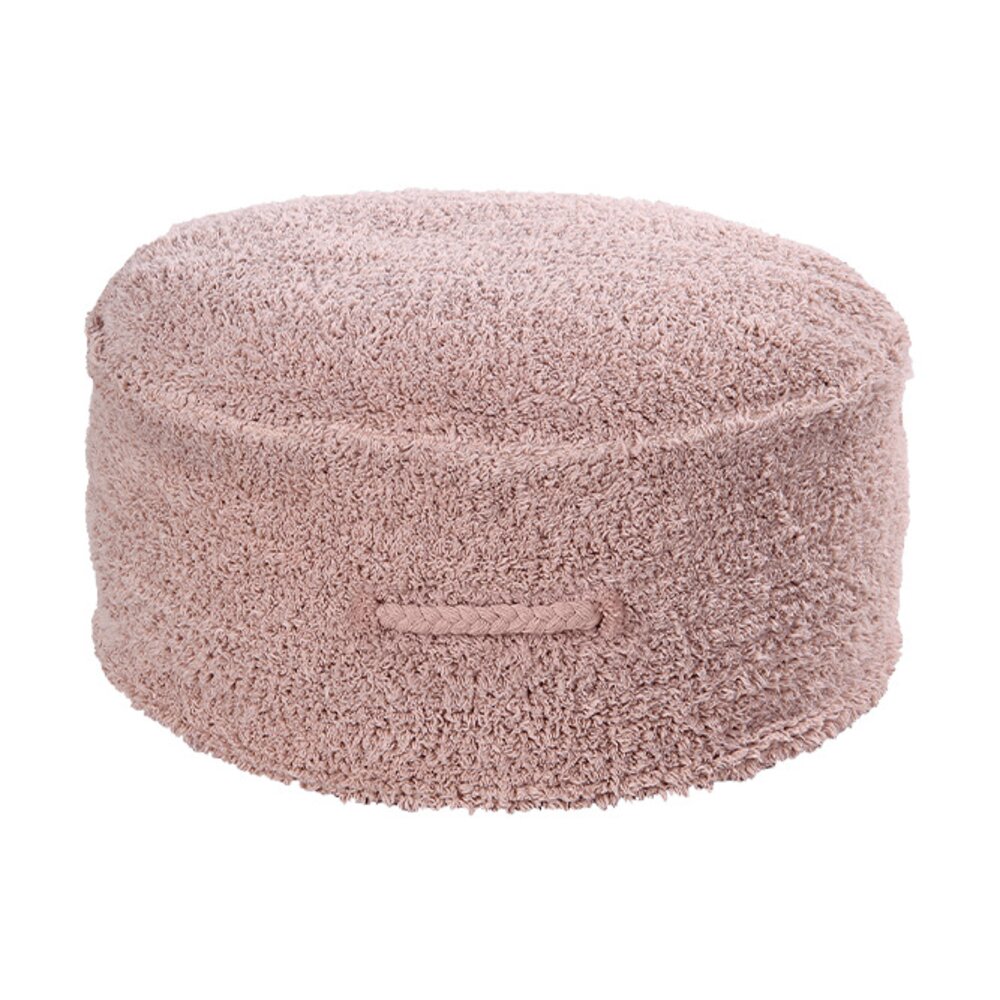 Pouf Chill Vintage Nude - 20 x Ø 50 cm Pink Pouf Chill Vintage Nude - 20 x Ø 50 cm Pink
