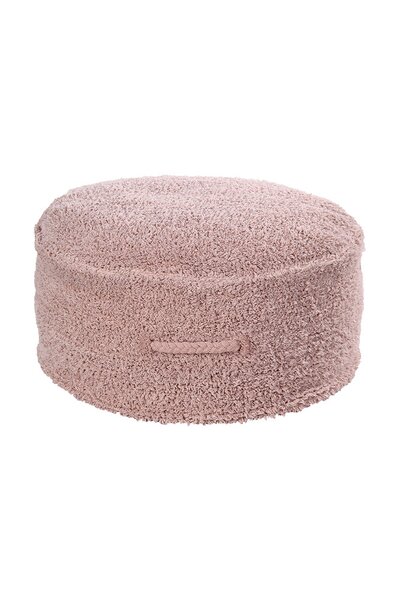 Pouf Chill Vintage Nude - 20 x Ø 50 cm Pink