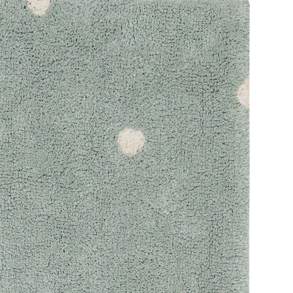 Wasbaar tapijt Mini Dot  Blue Sage - 100 x 150 cm