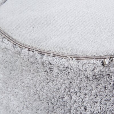 Poef Chill Pearl Grey - 20 x Ø 50 cm Grey Poef Chill Pearl Grey - 20 x Ø 50 cm Grey