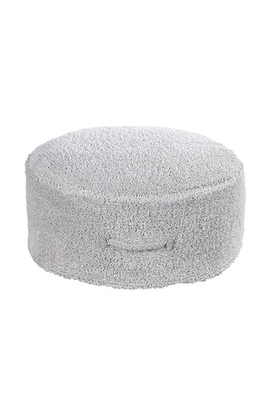 Poef  Chill Pearl Grey - 20 x Ø 50 cm Grey