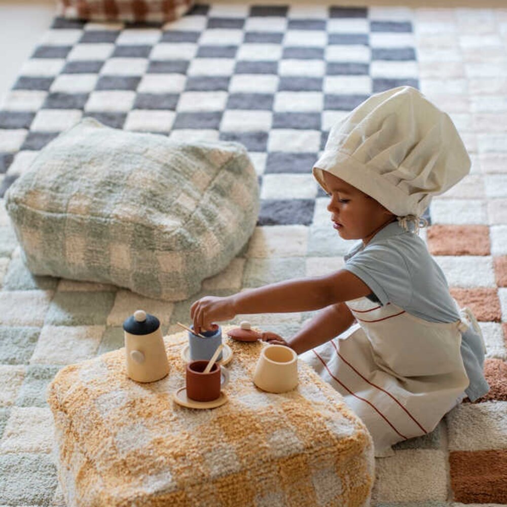 Wasbaar tapijt Kitchen Tiles 90 x 130 cm Blue Sage Wasbaar tapijt Kitchen Tiles 90 x 130 cm Blue Sage
