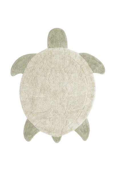 Wasbaar tapijt Sea Turtle - 110 x 130 cm Green