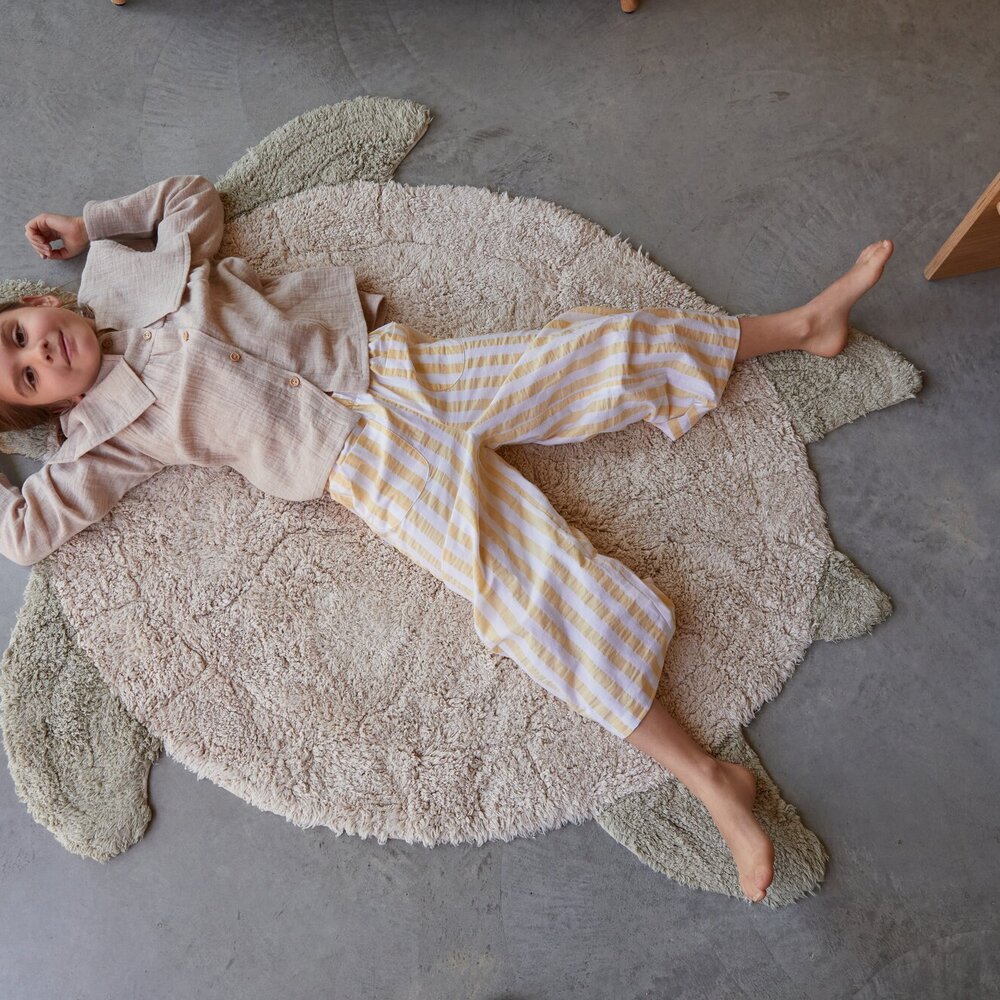 Wasbaar tapijt Sea Turtle - 110 x 130 cm Green Wasbaar tapijt Sea Turtle - 110 x 130 cm Green