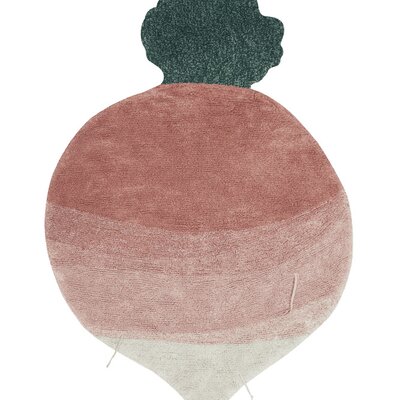 Wasbaar tapijt Ramona the Radish - 100 x 150 cm Pink