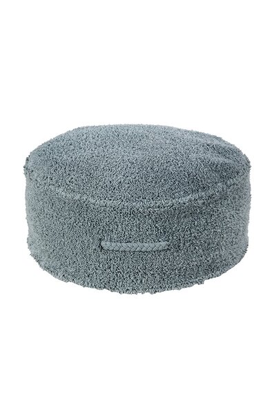 Poef Chill Vintage Blue - 20 x Ø 50 cm Blue