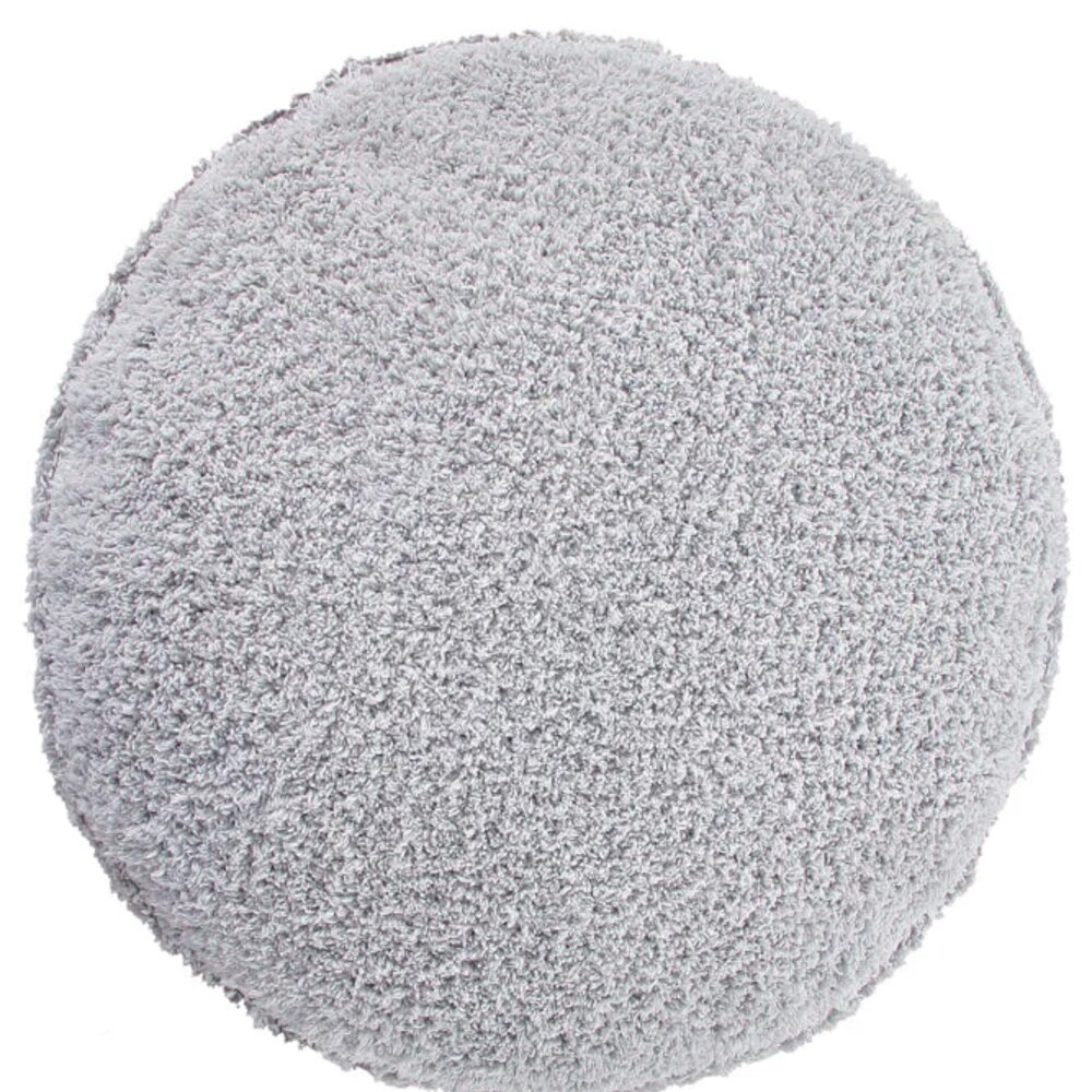 Poef Chill Pearl Grey - 20 x Ø 50 cm Grey Poef Chill Pearl Grey - 20 x Ø 50 cm Grey