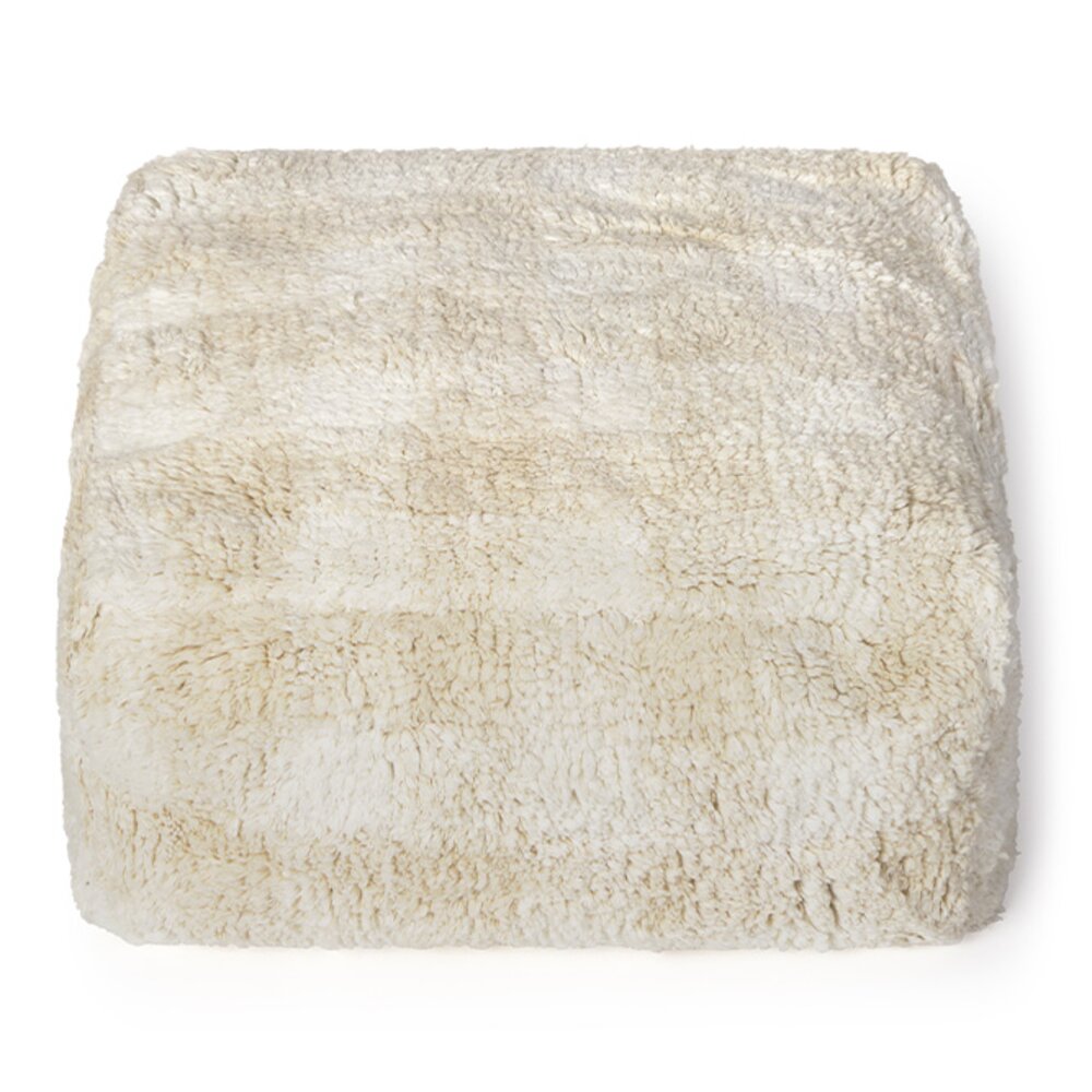 Poef Vichy Ivory 40 x 40 x H20 cm Natural Poef Vichy Ivory 40 x 40 x H20 cm Natural