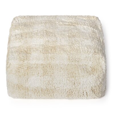 Poef Vichy Ivory 40 x 40 x H20 cm Natural Poef Vichy Ivory 40 x 40 x H20 cm Natural