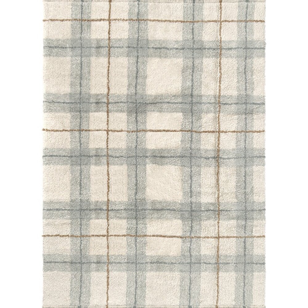 Wasbaar tapijt Tartan 90 x 120 cm Blue Sage Wasbaar tapijt Tartan 90 x 120 cm Blue Sage