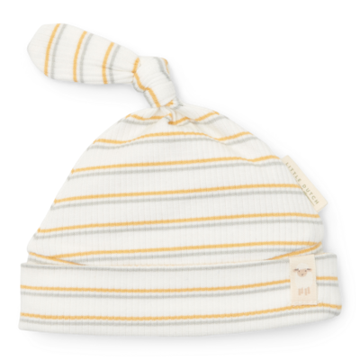 Mutsje met knoop Multi streep Little Farm Mutsje met knoop Multi streep Little Farm