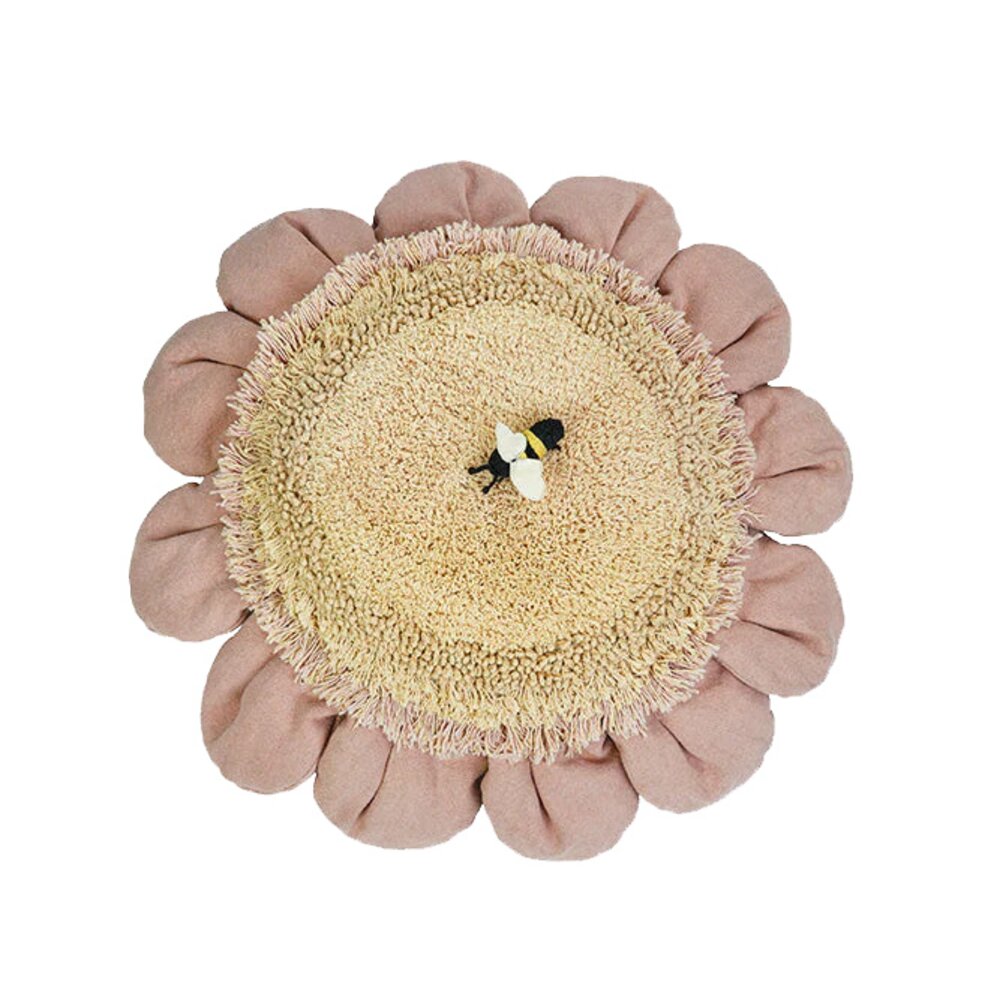 Vloer Kussen Pink Daisy Ø 70 cm Vloer Kussen Pink Daisy Ø 70 cm