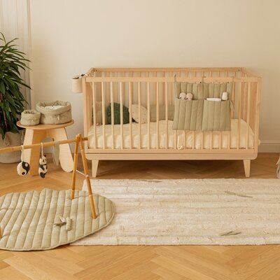 Speelmat Bamboo Leaf Ø 100 cm Green Speelmat Bamboo Leaf Ø 100 cm Green