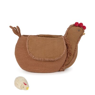 Mand Chicken Toffee 48 x 32 x 29 cm Toffee Mand Chicken Toffee 48 x 32 x 29 cm Toffee