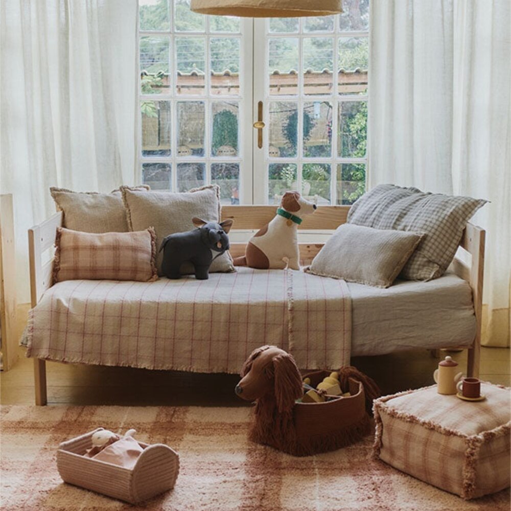 Wasbaar tapijt Tartan Rose 90 x 120 cm Pink Wasbaar tapijt Tartan Rose 90 x 120 cm Pink