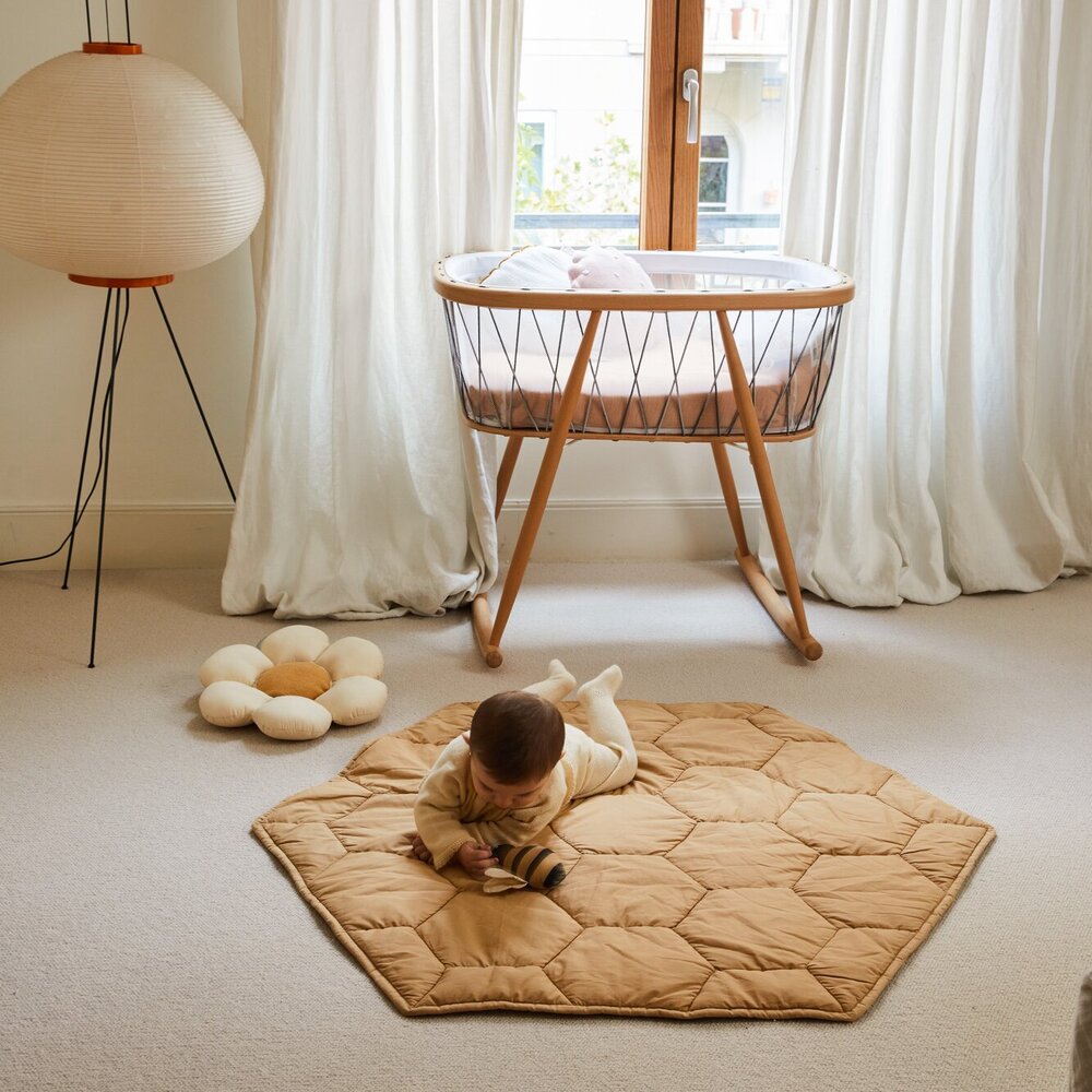Speelmat honinggraad 100 x 100 cm Honey Speelmat honinggraad 100 x 100 cm Honey